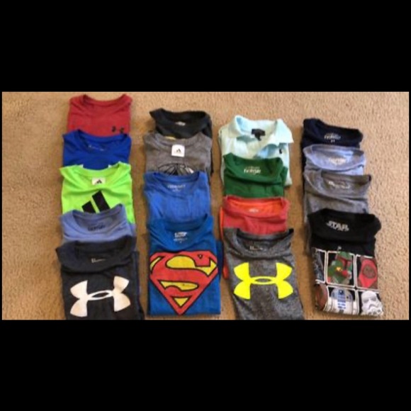 17 - Size 4/5 Boys Short Sleeve Shirts - Picture 1 of 1